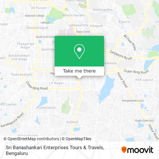 Sri Banashankari Enterprises Tours & Travels map