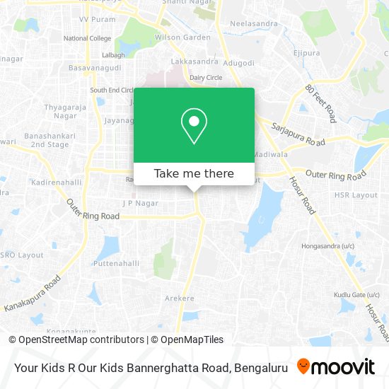 Your Kids R Our Kids Bannerghatta Road map