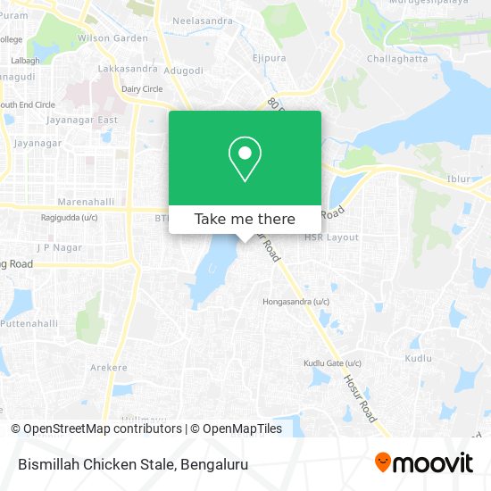 Bismillah Chicken Stale map