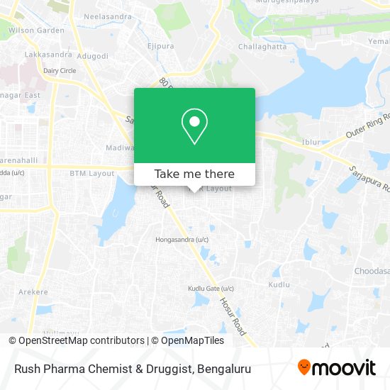 Rush Pharma Chemist & Druggist map
