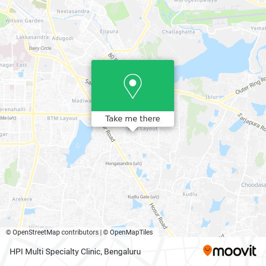 HPI Multi Specialty Clinic map