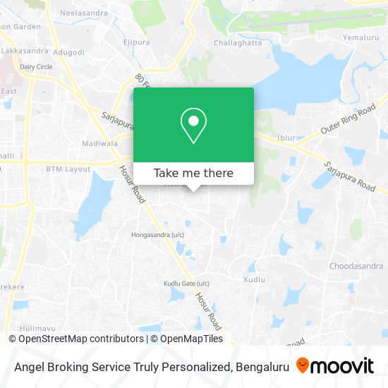 Angel Broking Service Truly Personalized map