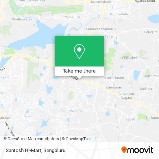 Santosh Hi-Mart map