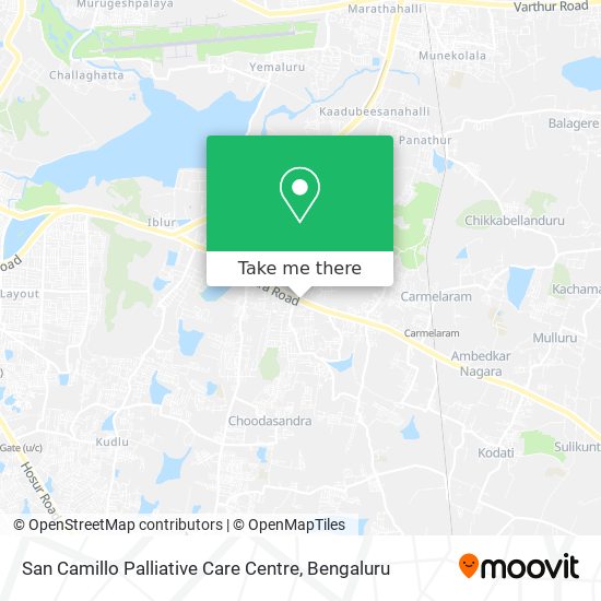 San Camillo Palliative Care Centre map
