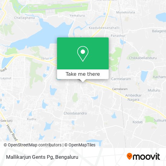 Mallikarjun Gents Pg map