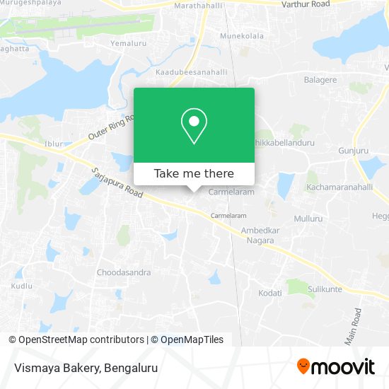 Vismaya Bakery map