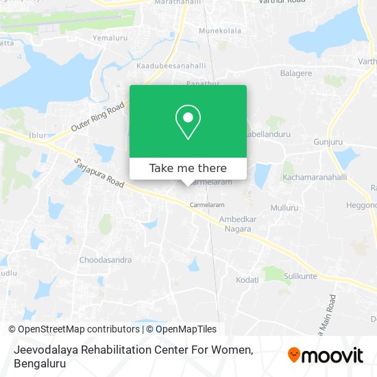 Jeevodalaya Rehabilitation Center For Women map