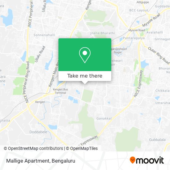 Mallige Apartment map