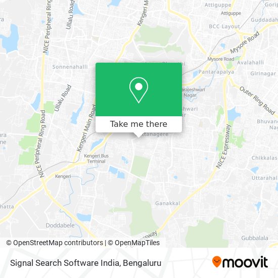 Signal Search Software India map
