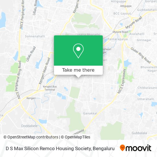 D S Max Silicon Remco Housing Society map