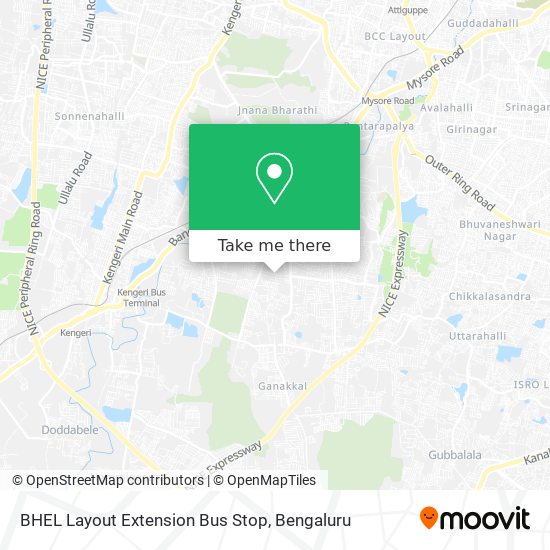 BHEL Layout Extension Bus Stop map