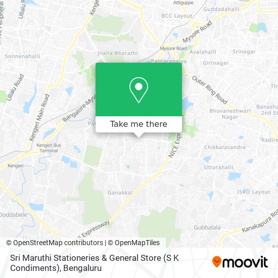 Sri Maruthi Stationeries & General Store (S K Condiments) map