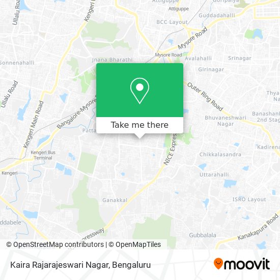 Kaira Rajarajeswari Nagar map