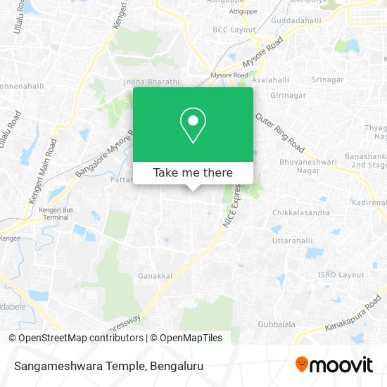 Sangameshwara Temple map