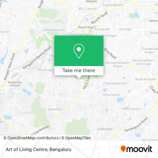 Art of Living Centre map