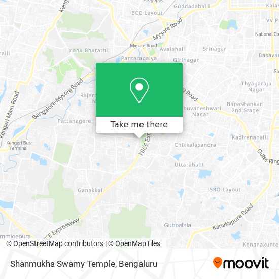 Shanmukha Swamy Temple map