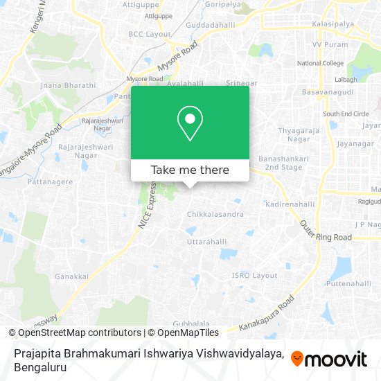 Prajapita Brahmakumari Ishwariya Vishwavidyalaya map