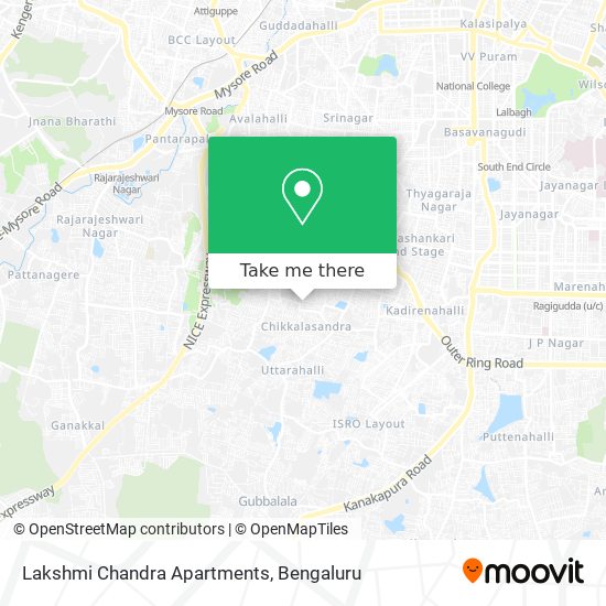 Lakshmi Chandra Apartments map