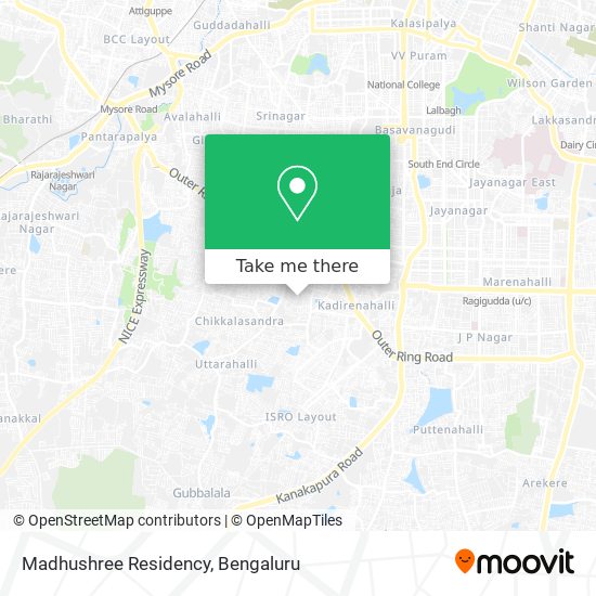 Madhushree Residency map