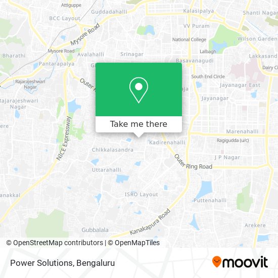 Power Solutions map