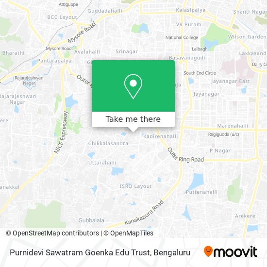 Purnidevi Sawatram Goenka Edu Trust map