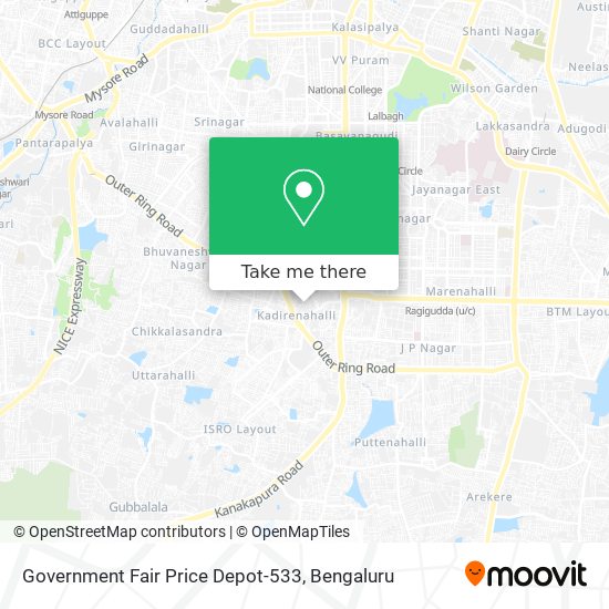 Government Fair Price Depot-533 map