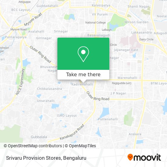 Srivaru Provision Stores map