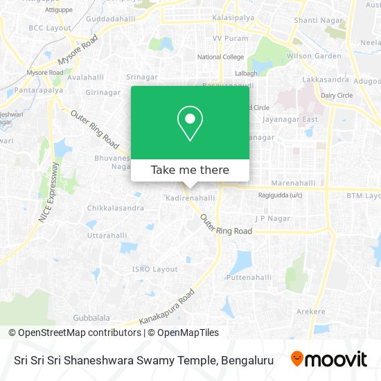 Sri Sri Sri Shaneshwara Swamy Temple map