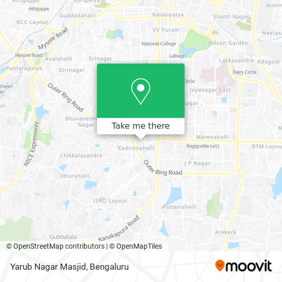 Yarub Nagar Masjid map