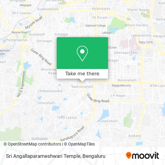 Sri Angallaparameshwari Temple map