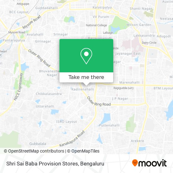 Shri Sai Baba Provision Stores map