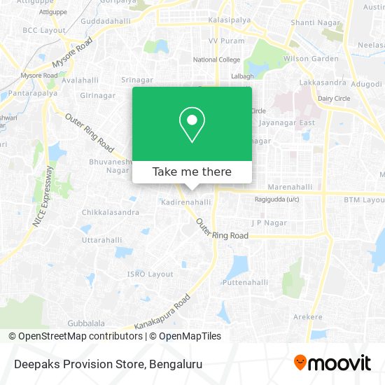 Deepaks Provision Store map