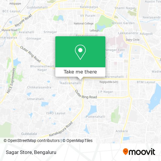 Sagar Store map