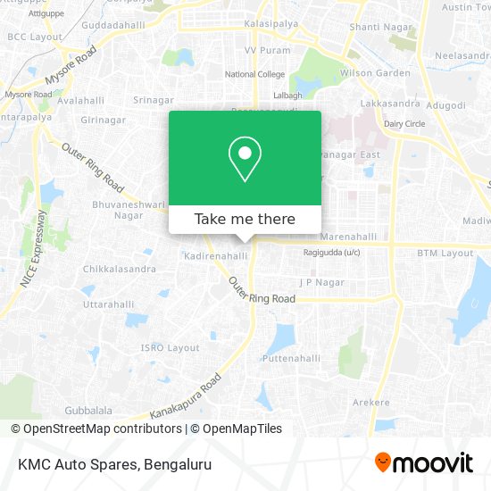 KMC Auto Spares map