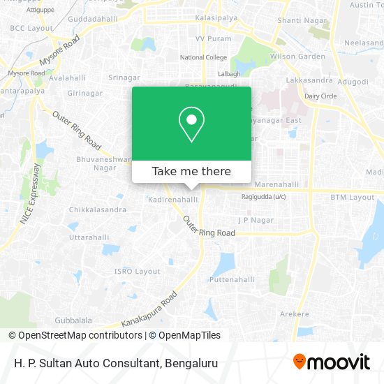 H. P. Sultan Auto Consultant map