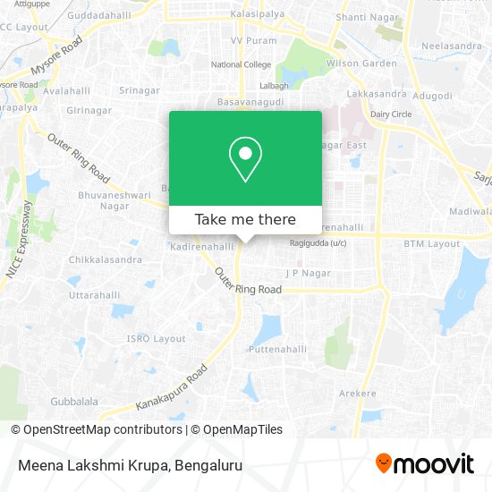 Meena Lakshmi Krupa map