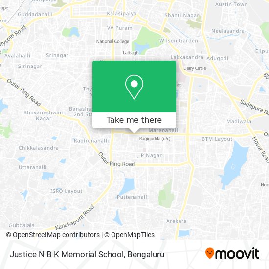 Justice N B K Memorial School map