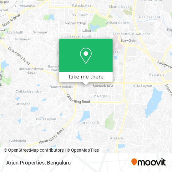 Arjun Properties map