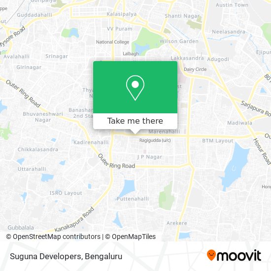 Suguna Developers map