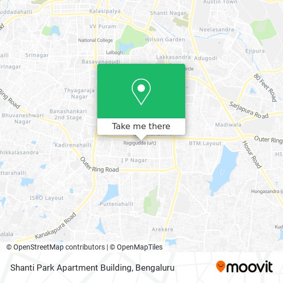 Shanti Park Apartment Building map