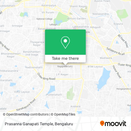 Prasanna Ganapati Temple map