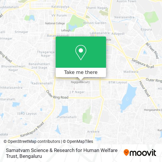 Samatvam Science & Research for Human Welfare Trust map