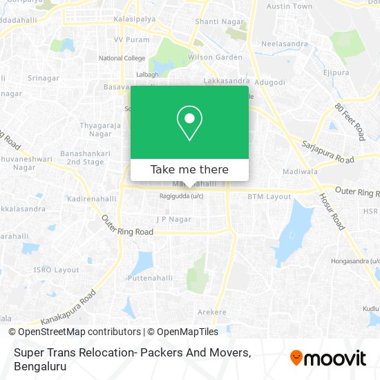 Super Trans Relocation- Packers And Movers map