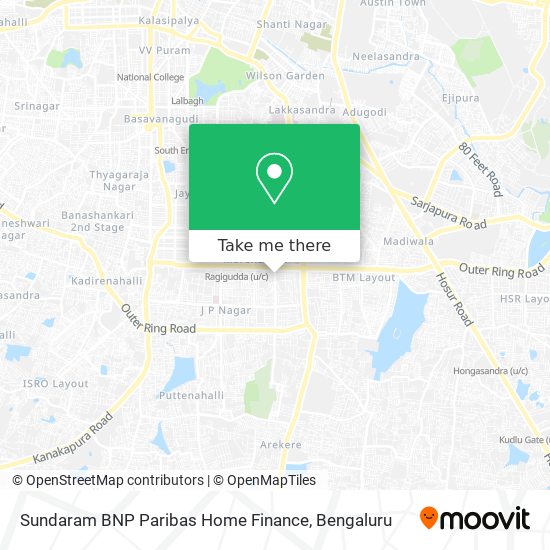 Sundaram BNP Paribas Home Finance map