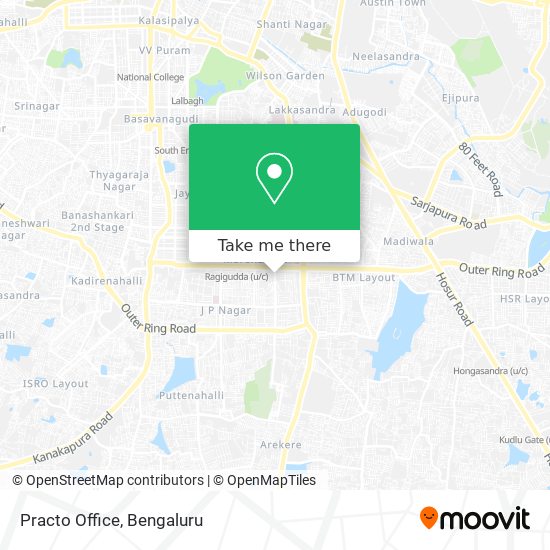 Practo Office map