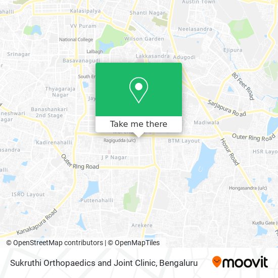 Sukruthi Orthopaedics and Joint Clinic map