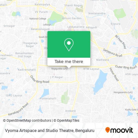 Vyoma Artspace and Studio Theatre map