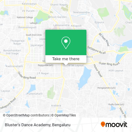 Bluster's Dance Academy map
