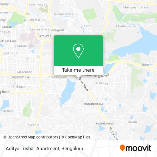 Aditya Tushar Apartment map