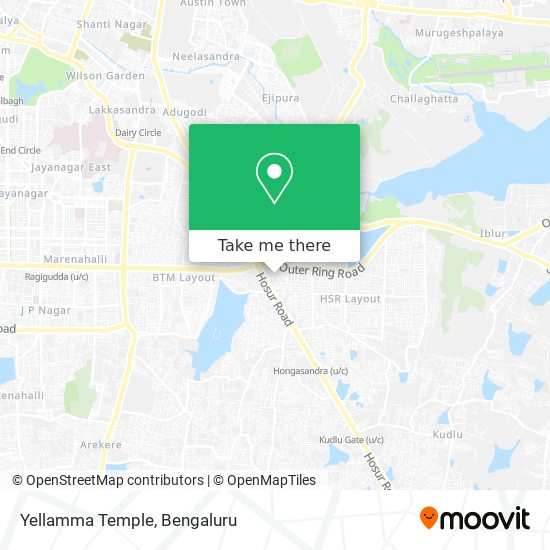 Yellamma Temple map